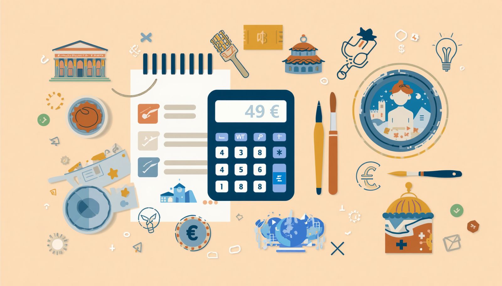 Calculatrice pour établir les tarifs des activités et visites